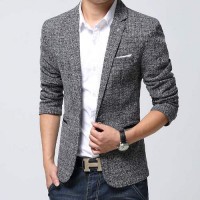 Veste costume Blazer Style Anglais Fitted Elegance noir